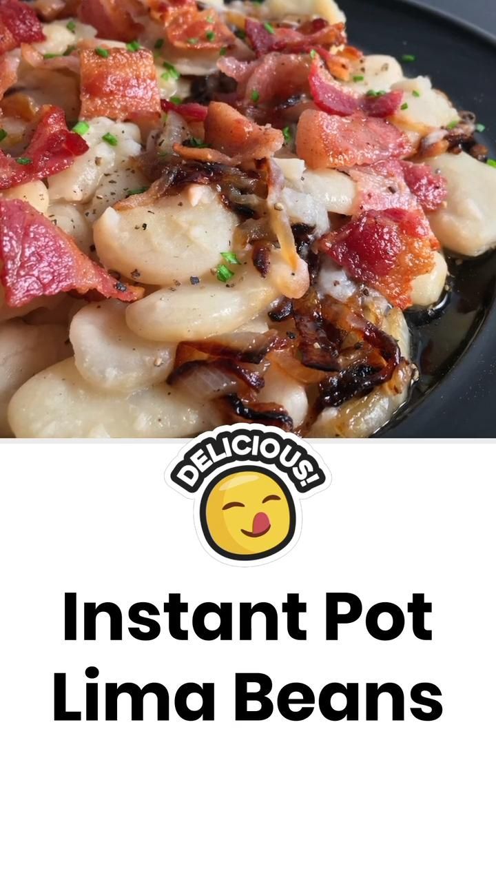 Instant Pot Lima Beans Butter Beans Pressure Cooker Recipe