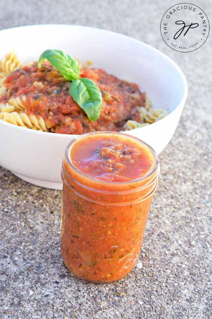 Instant Pot Marinara Recipe The Gracious Pantry