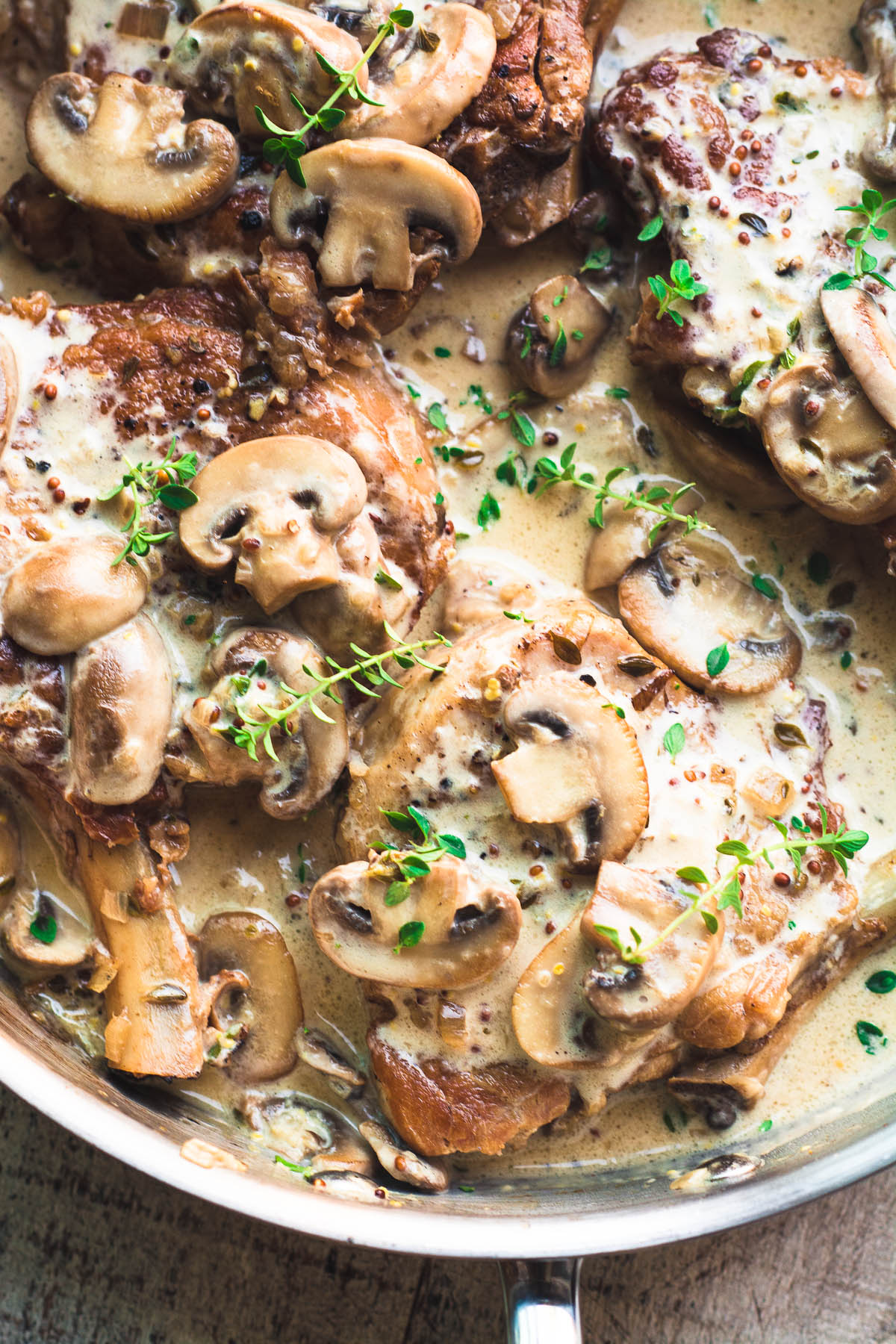 Instant Pot Pork Chops In Creamy Mushroom Sauce Instant Pot Pork Chops Recipe Eatwell101