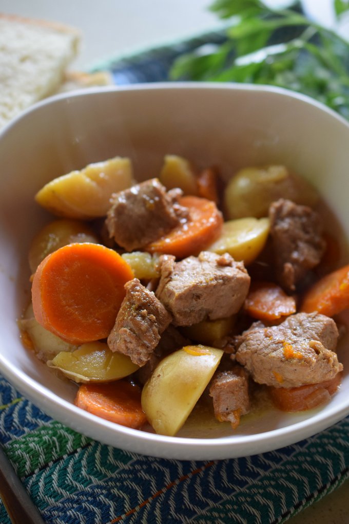 Instant Pot Pork Stew Makes For A Hearty Dinner Meal Complete With