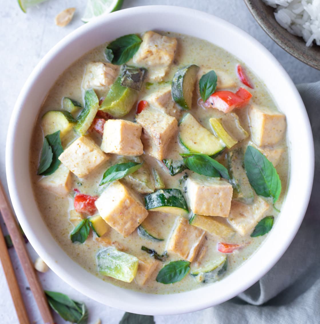 Instant Pot Thai Green Curry With Tofu Piping Pot Curry