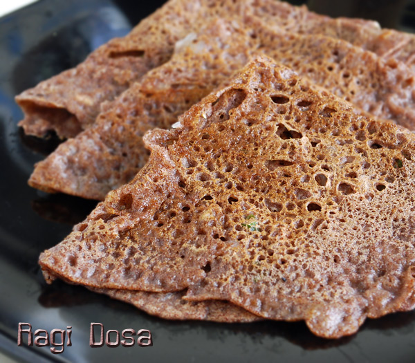 Instant Ragi Dosa Recipe With Red Chilly Chutney Rak S Kitchen