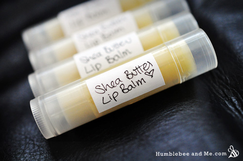 Intensely Moisturizing Shea Butter Lip Balm Humblebee Me Shea