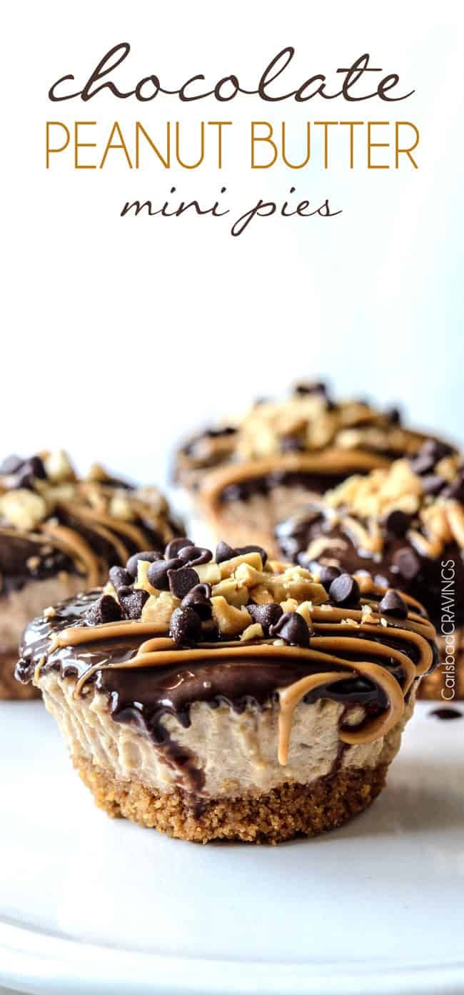 Irresistible Mini Chocolate Peanut Butter Pies Made By Emily