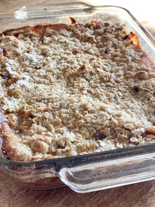 Irresistible Rhubarb Crisp Recipe My Creative Days