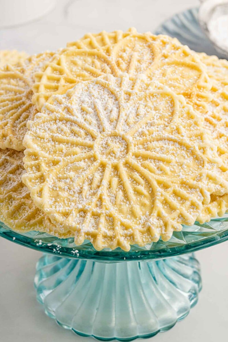 Italian Pizzelle Cookies Little Sunny Kitchen