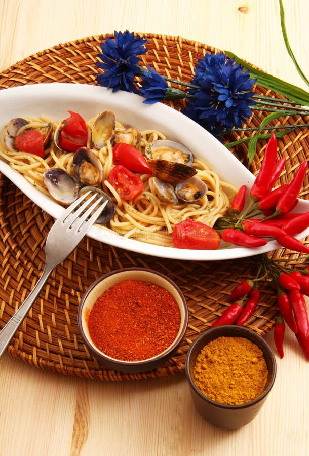 Italian Spaghetti With Clams Justrightfood Com