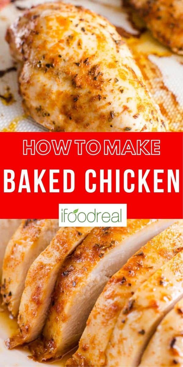 Juicy Oven Baked Chicken Breast Recipe Ifoodreal Com