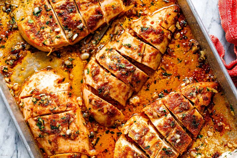 Juicy Oven Baked Chicken Breast Recipe