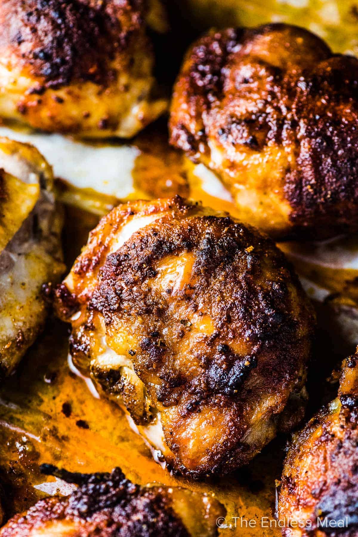 Juicy Oven Baked Chicken Thighs Bone In The Endless Meal