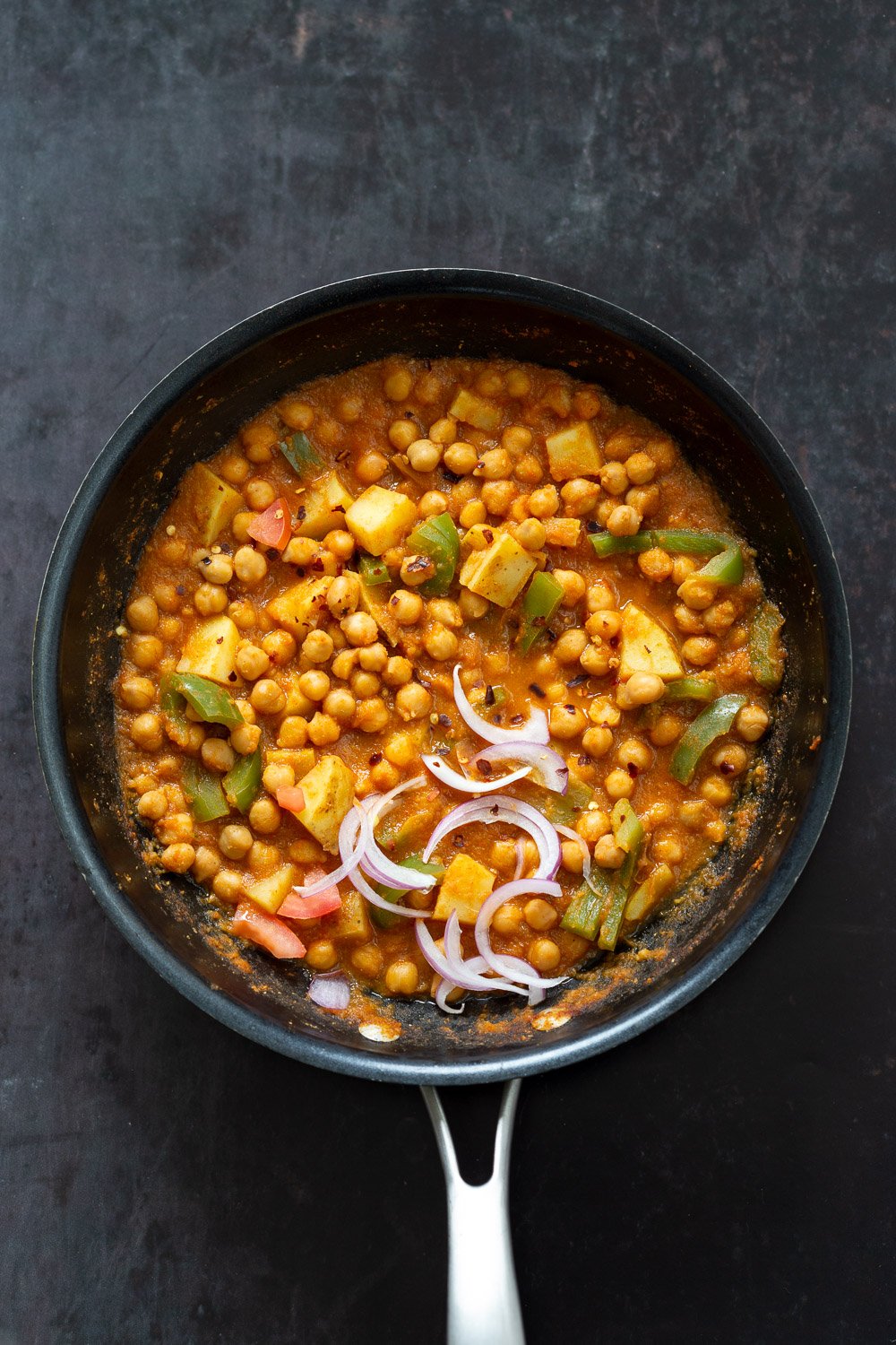 Kadai Chole Spiced Chickpeas And Potatoes Vegan Richa