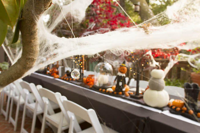 Kara S Party Ideas Enchanting Backyard Halloween Party Kara S Party Ideas