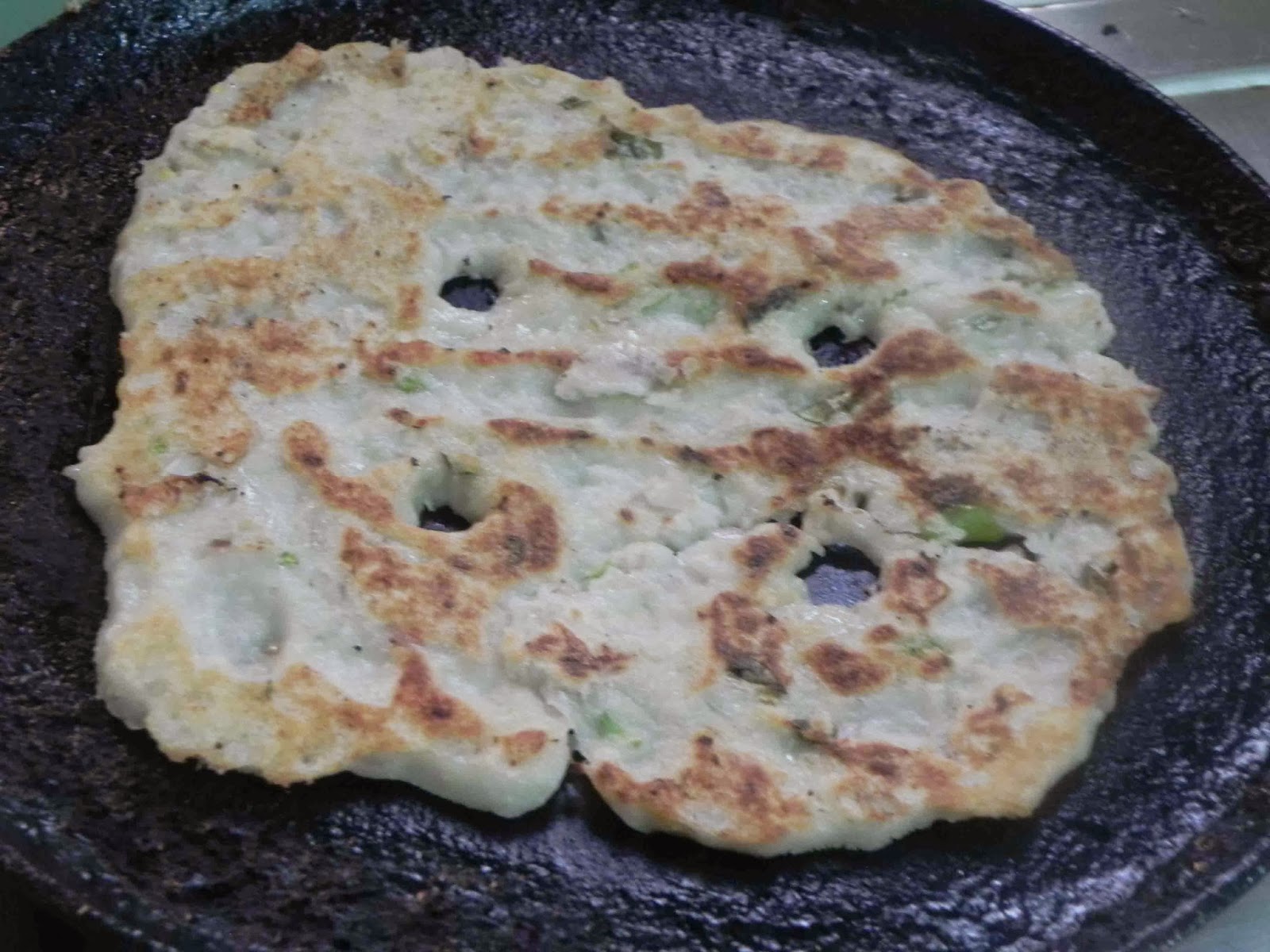 Karnataka Special Akki Rotti Rice Flour Rotti Healthy Akki Roti