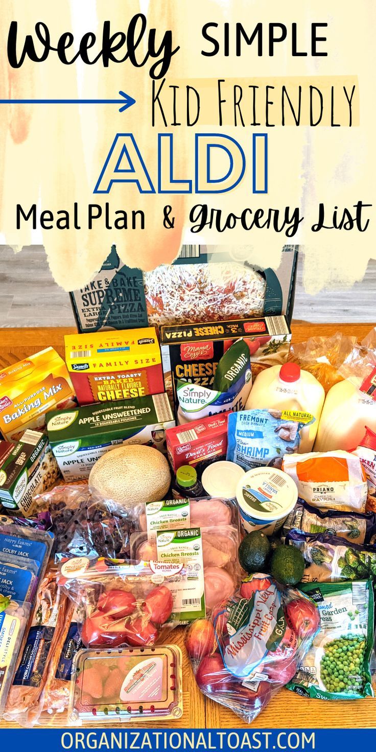 Kid Friendly Aldi Meal Plan Artofit