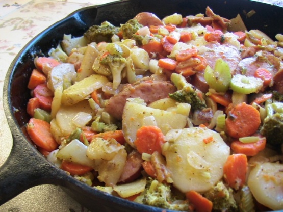 Kielbasa Skillet Supper Recipe Food Com