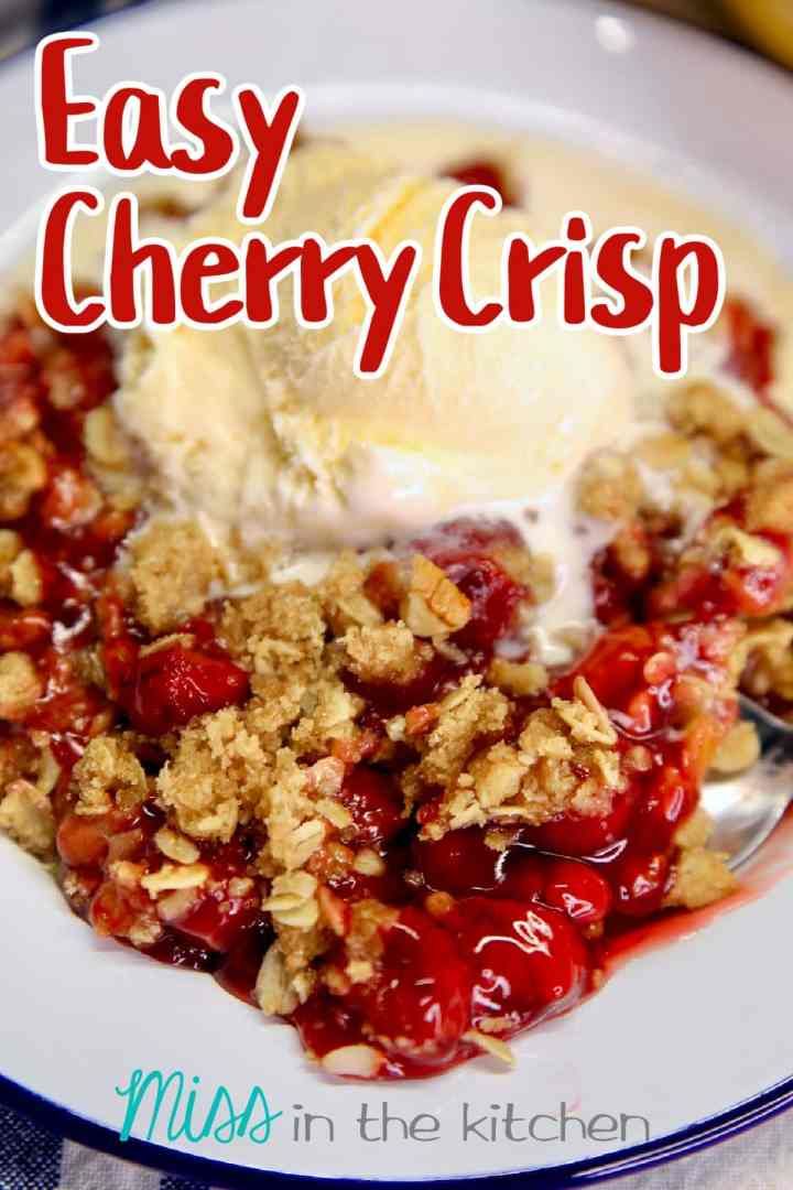 Kitchme Cherry Crisp Recipe Cherry Crisp Cherry Crisp Recipe Easy