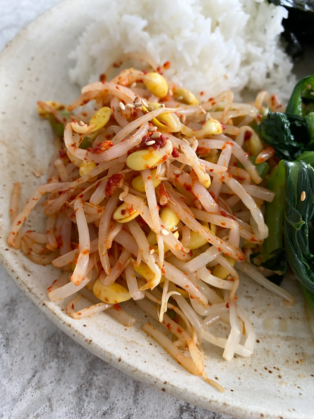 Korean Bean Sprout Side Dish Kongnamul Muchim Beyond Kimchee