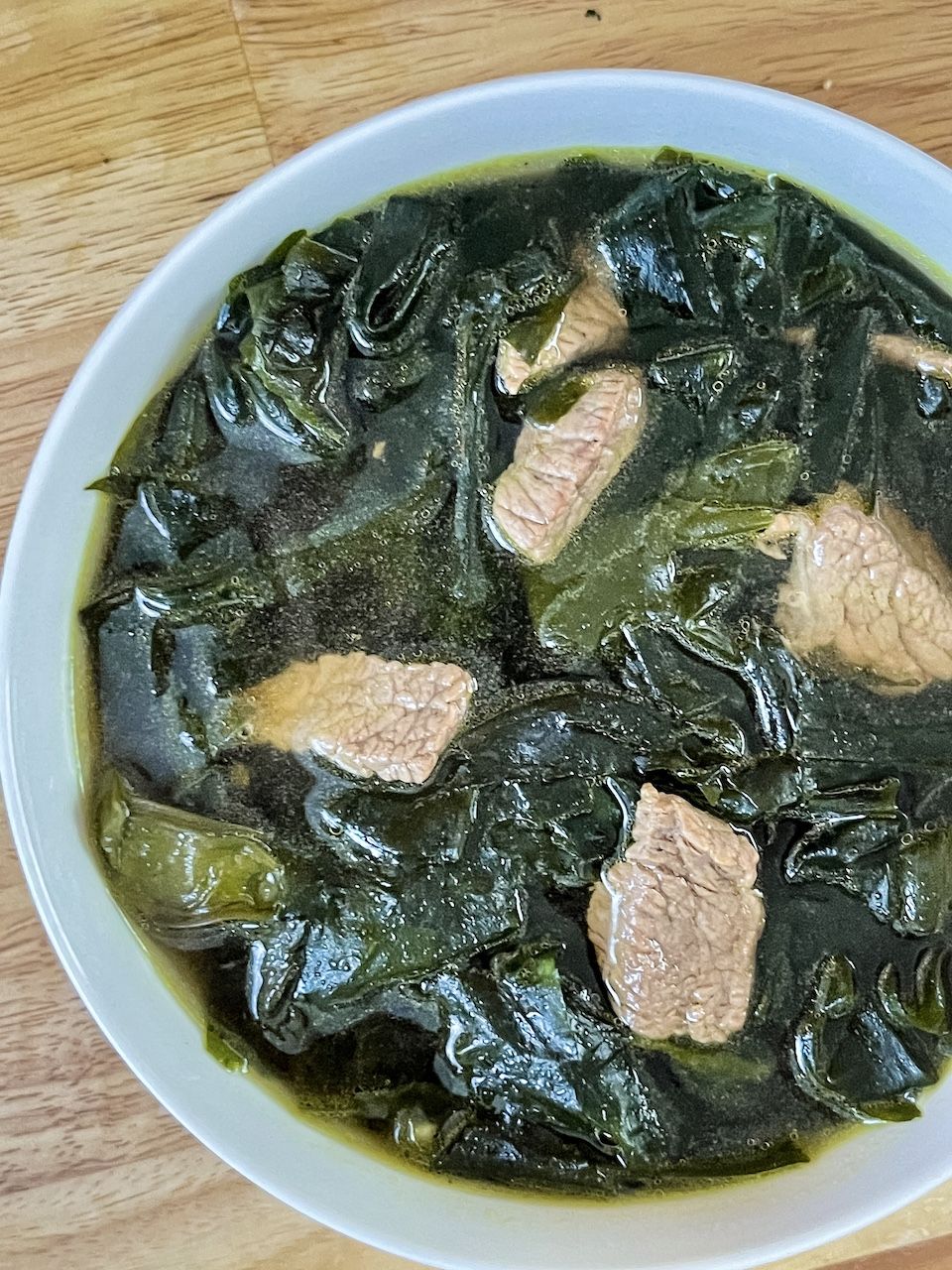 Korean Seaweed Soup Miyeok Guk Recipe Confinement Food Korean