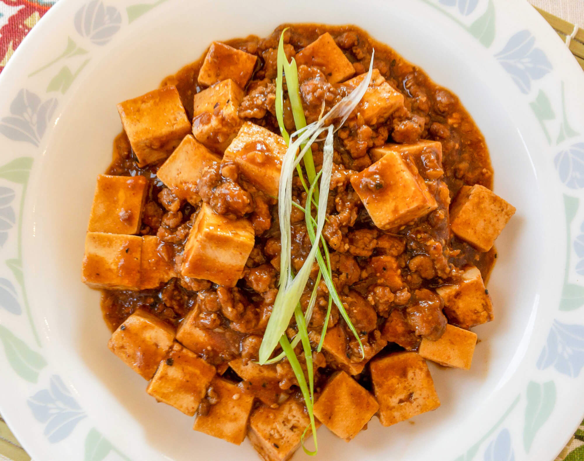 Korean Style Tofu With Spicy Meat Sauce Mapo Tofu Asian Recipes At Home