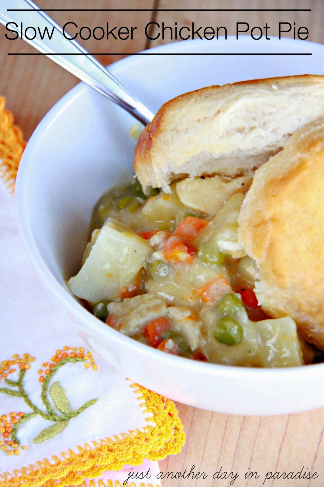 Larissa Another Day Slow Cooker Chicken Pot Pie