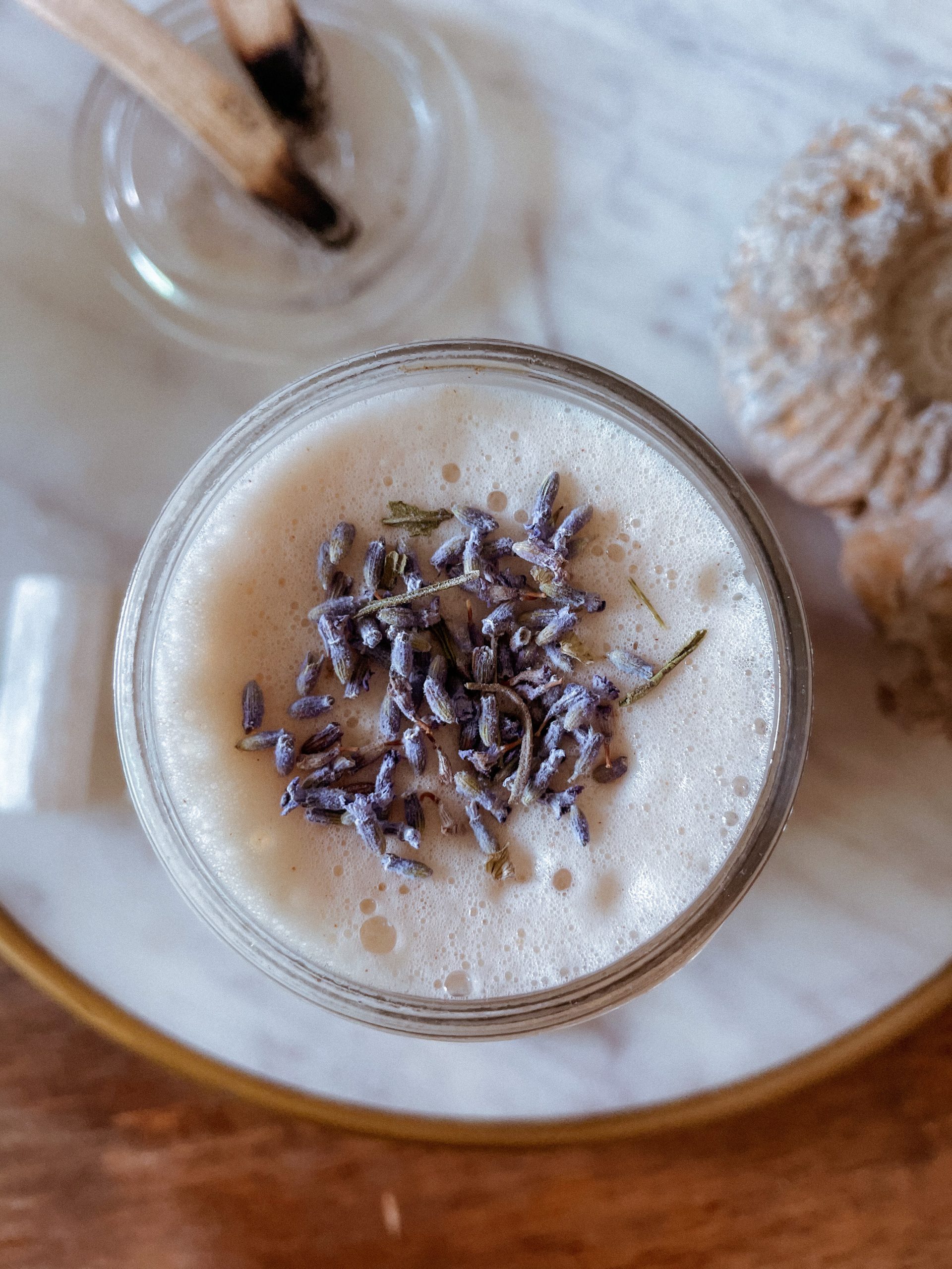 Lavender Dandy Blend Latte Recipe Dandy Blend