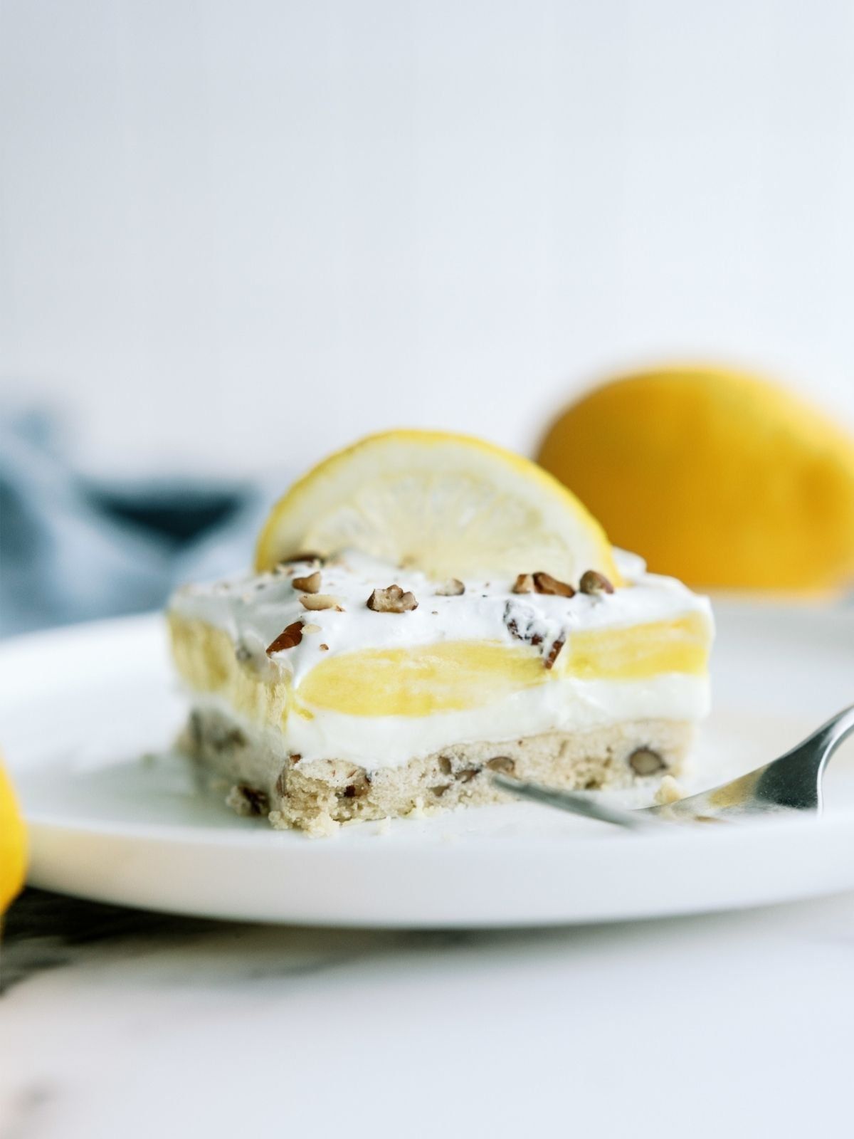 Layered Lemon Dessert Recipe Lemon Dessert Recipes Lemon Recipes Lemon Desserts