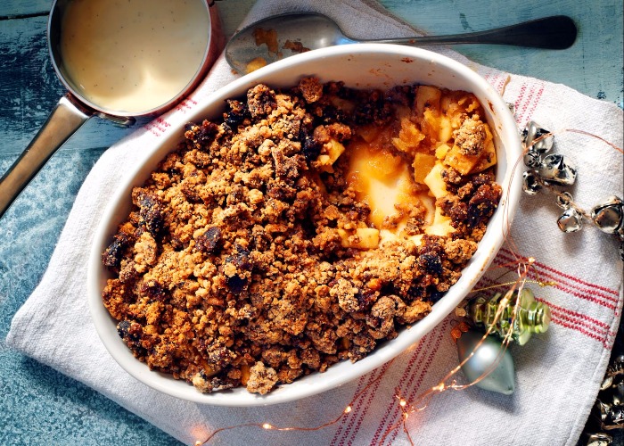 Leftover Christmas Pudding Crumble Recipe Christmas Leftovers Recipes Crumble Recipe