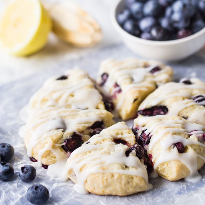 Lemon Blueberry Scones Baking A Moment