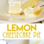 Lemon Cheesecake Pie Recipe Scattered Thoughts Of A Crafty Mom By