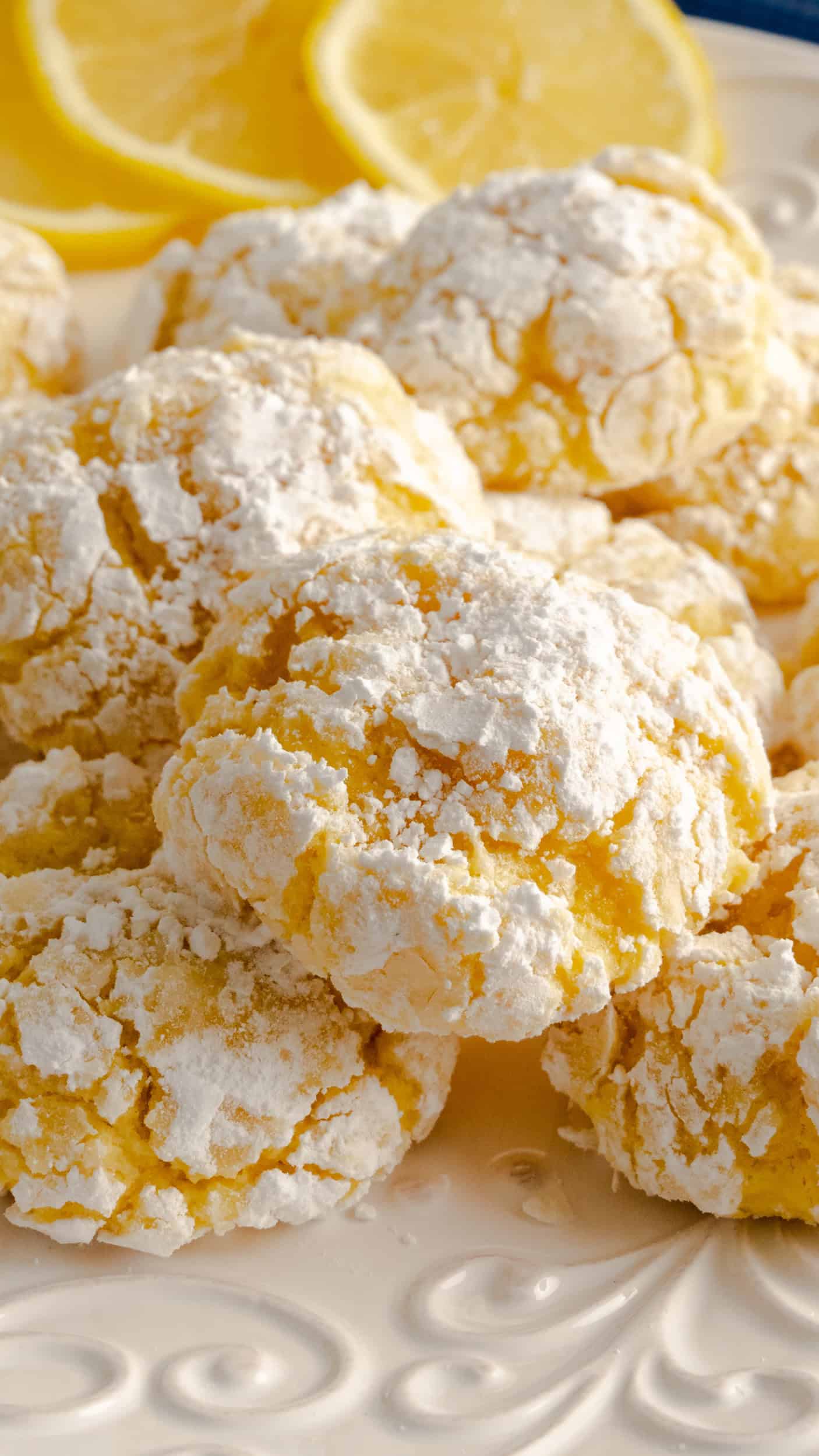 Lemon Crinkle Cookies Mama Needs Cake