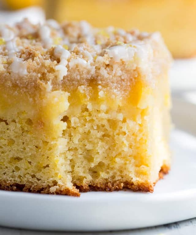 Lemon Crumb Cake With Creamy Lemon Curd Paleo The Paleo Running Momma