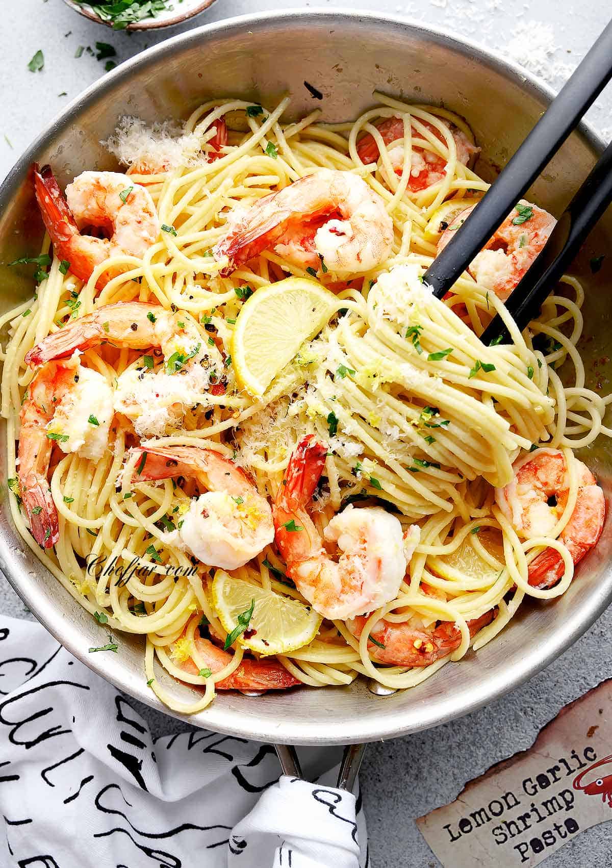 Lemon Garlic Shrimp Pasta Katie Amp 39 S Cucina