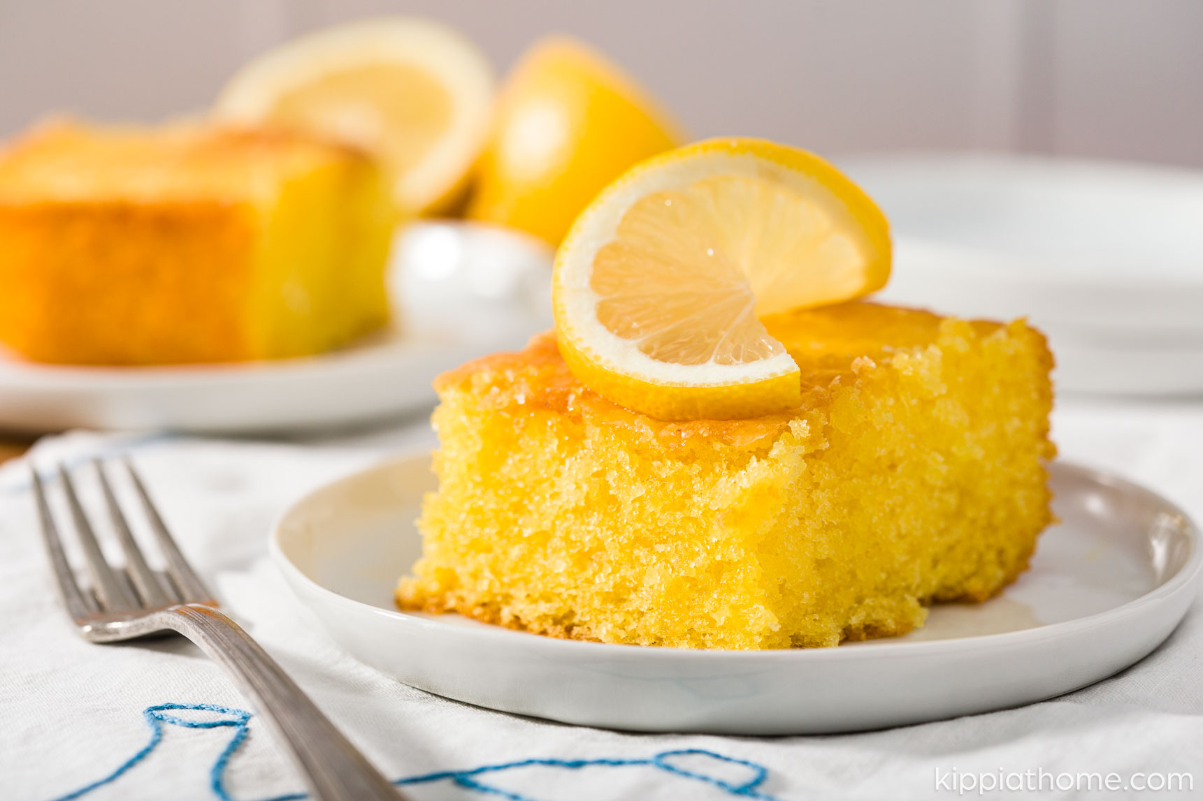 Lemon Jello Cake The Perfect Summer Cake Over The Big Moon