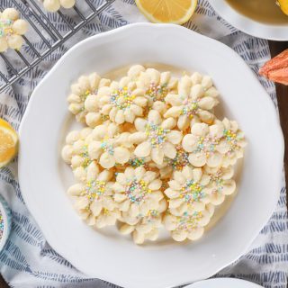 Lemon Spritz Cookies A Kitchen Addiction