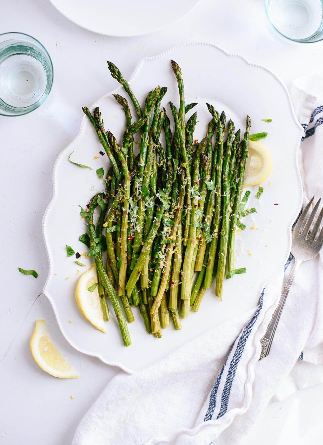 Lemony Roasted Asparagus Recipe Cookie And Kate