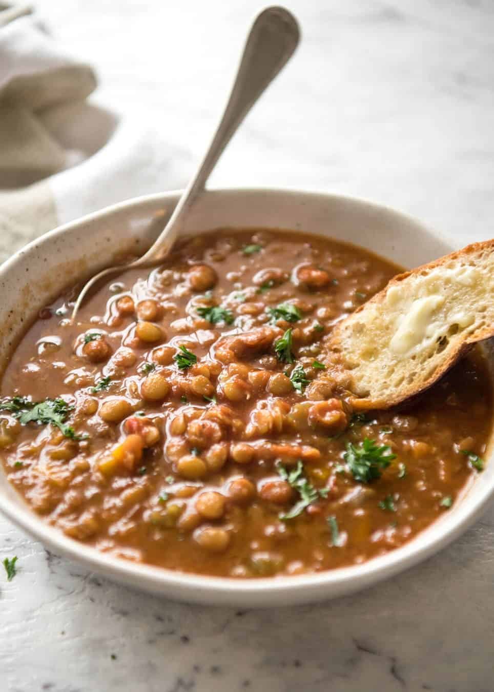 Lentil Soup Seriously Amazing Recipetin Eats