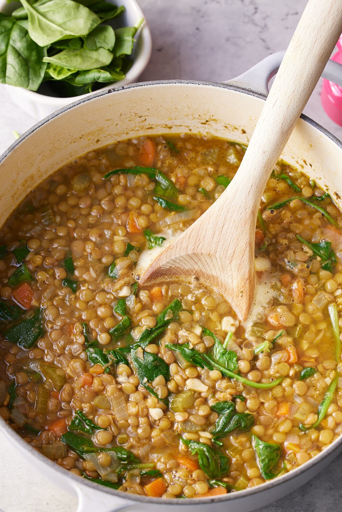 Lentil Spinach Soup My Forking Life