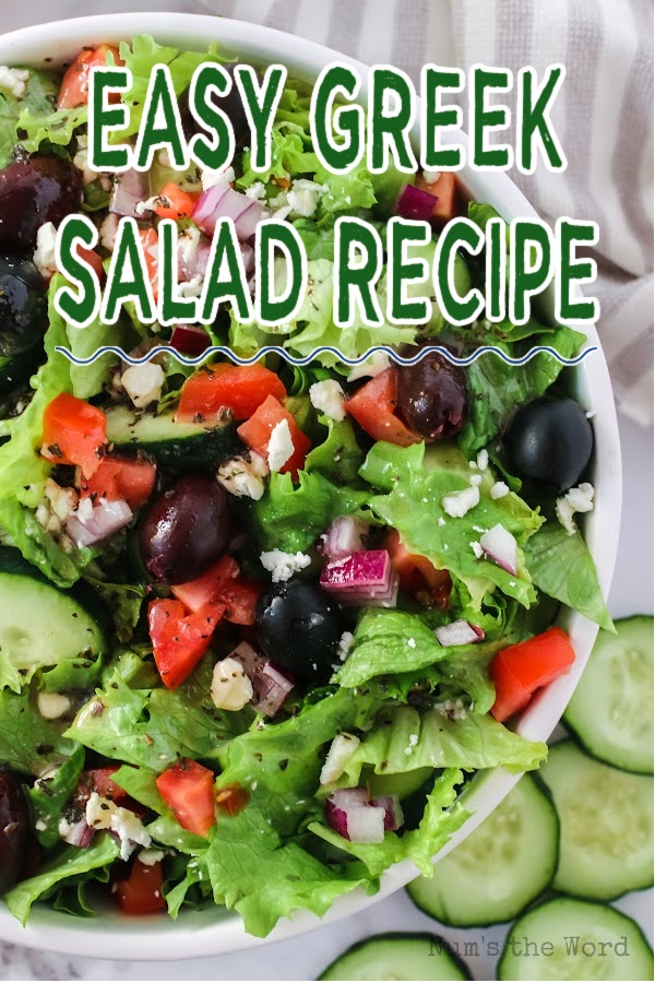 Life Fad Easy Greek Salad Recipe