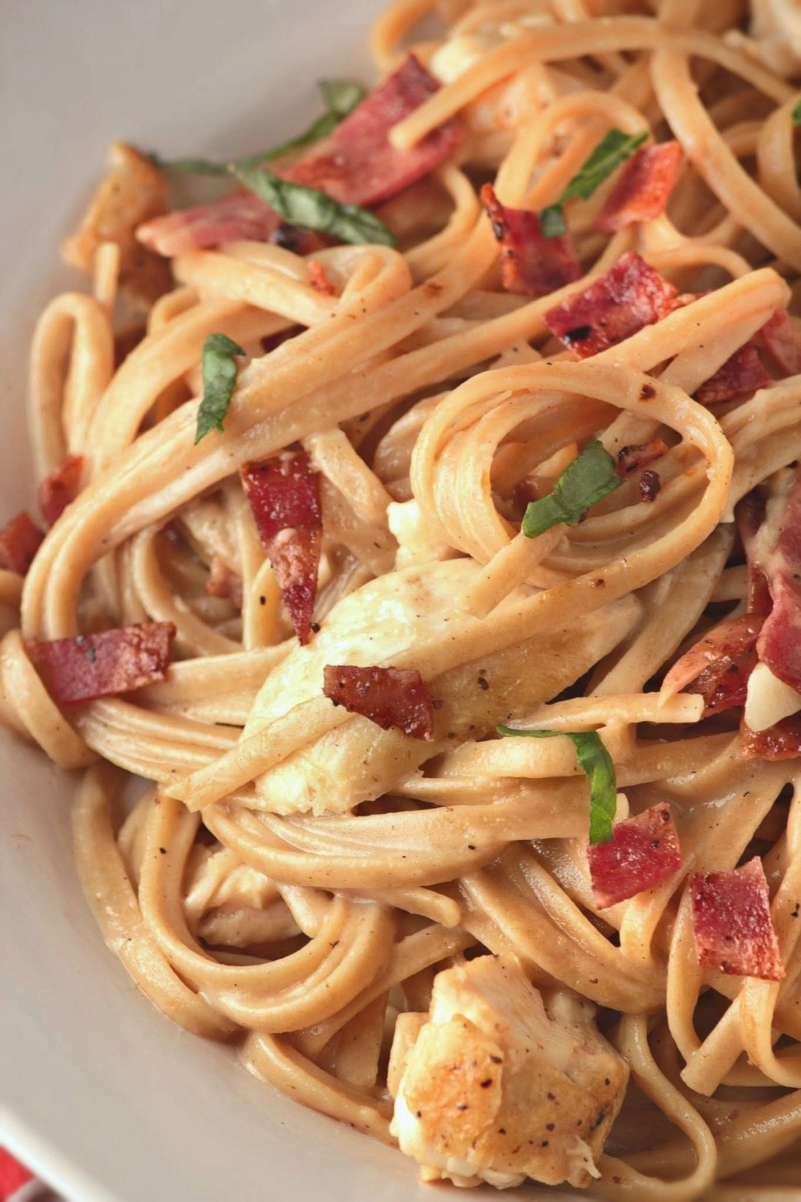 Lightened Up Chicken Carbonara And They Cooked Happily Ever After