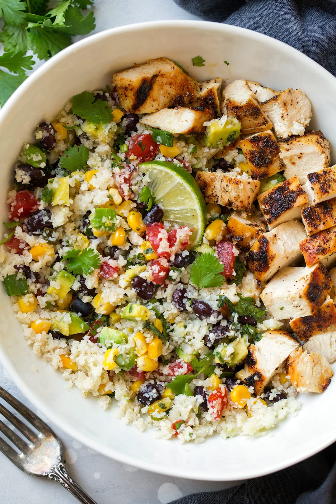 Loaded Cilantro Lime Cauliflower Amp Quot Rice Amp Quot Cooking Classy