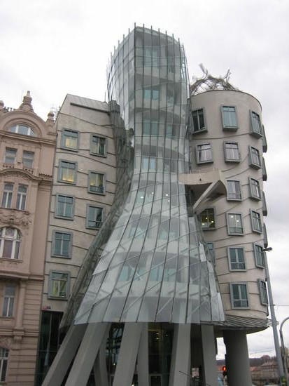 Love The Pink Prague Building Multi Story Building Prague