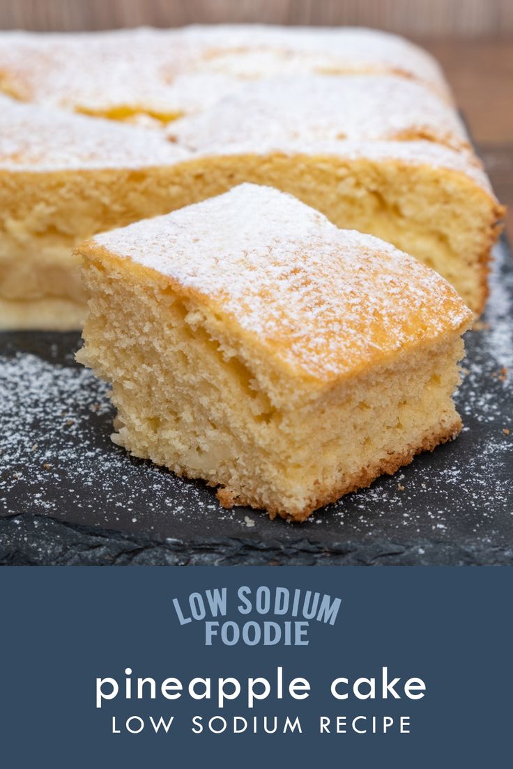 Low Sodium Pineapple Cake The Low Sodium Foodie