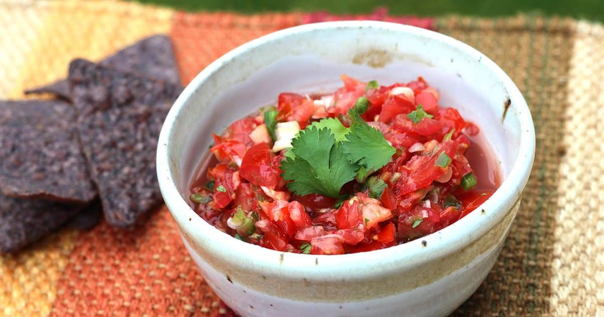 Low Sodium Salsa Is So Easy To Make All You Need Are 5 Ingredients And