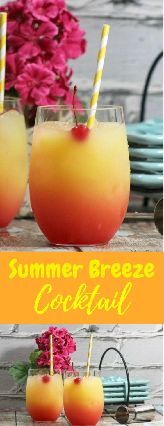 Make This Summer Breeze Cocktail Your Signature Drink Recipe At Your Next Summer Party It Is A