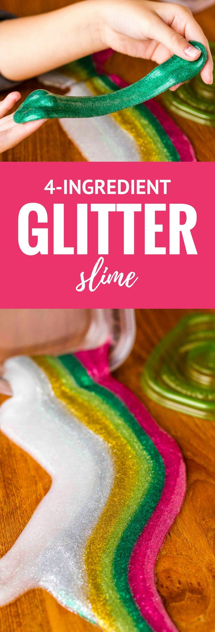 Make Your Own Magic Glitter Slime