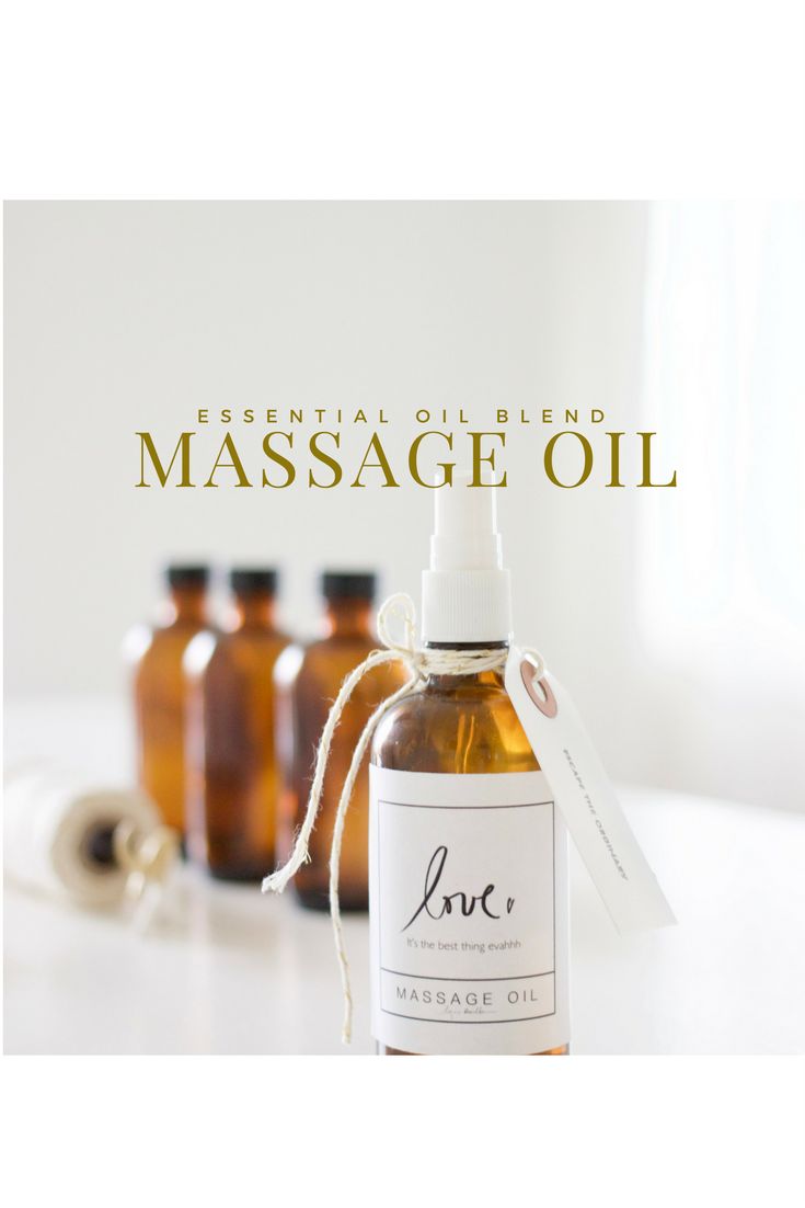 Make Your Own Massage Oil With Essential Oil Ps It S Ahhhmazing