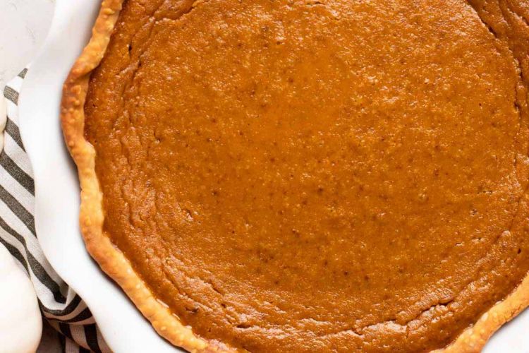 Making Homemade Pumpkin Pie Recipe