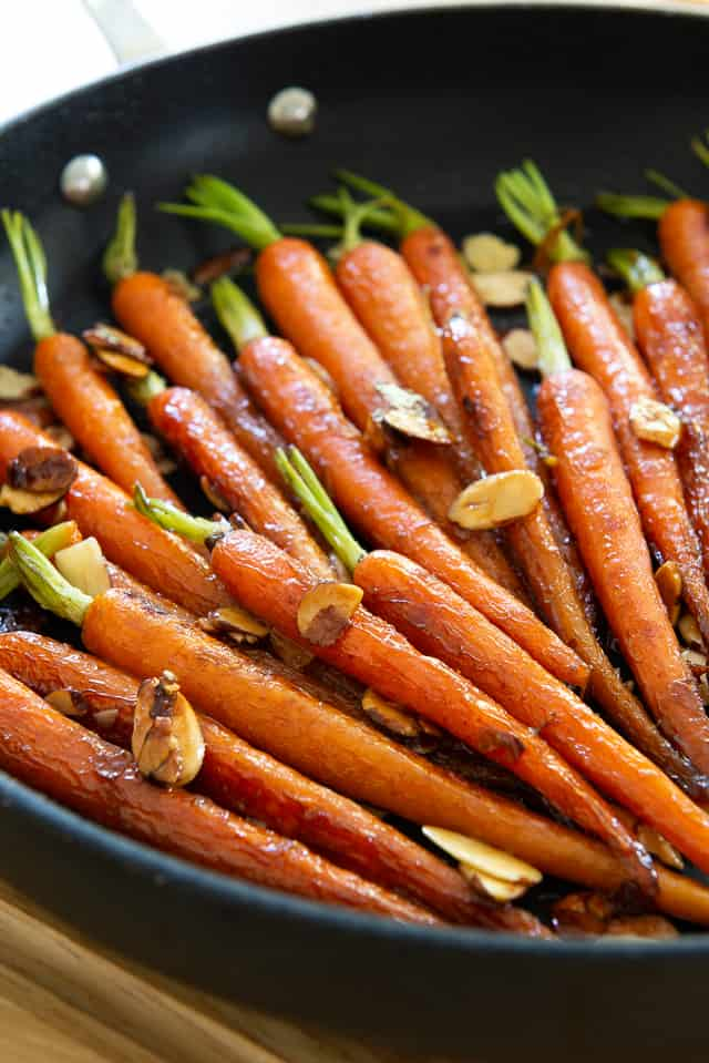 Maple Glazed Carrots Easy 15 Minute Side Dish Recipe Vegetable Side Dishes Healthy Tri