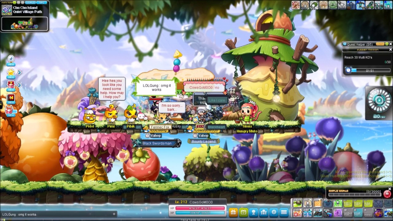 Maplestory Chuchu Island Pq Youtube