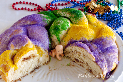 Mardi Gras King Cake Recipe Barbara Bakes